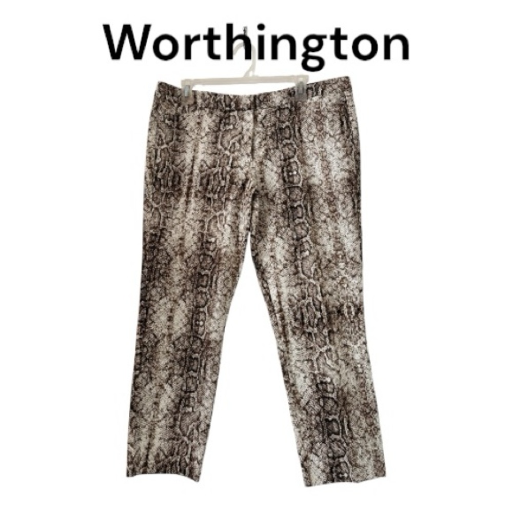 Worthington Snake Print Pants sz 12